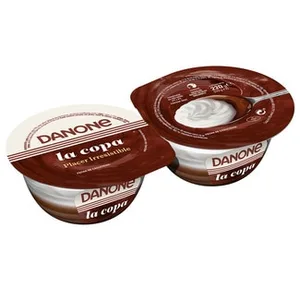 La Copa Postre de Chocolate con Nata Pack 2  Danone 110 G