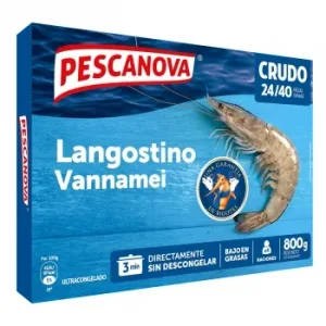Langostino Extra Crudo Pescanova 800 G.