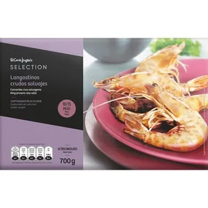Langostino Salvaje Crudo 10-15 Piezas  el Corte Ingles Selection 700 G
