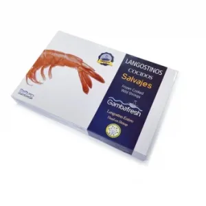Langostinos Blancos Cocidos Congelados Gambafresh 750 G.