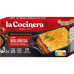 Lasaña Boloñesas 2 Raciones la Cocinera Recetas Artesanas