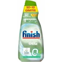 Lavavajillas Gel Eco 0% Finish, Botella 50+10 Dosis