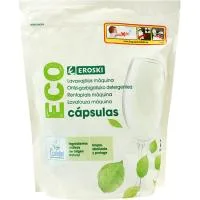 Lavavajillas Máquina ECO con Ecolabel Eroski, Bolsa 26 Dosis