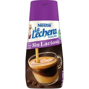 Leche Condensada Desnatada sin Lactosa Sirve Fácil  la Lechera 450 G