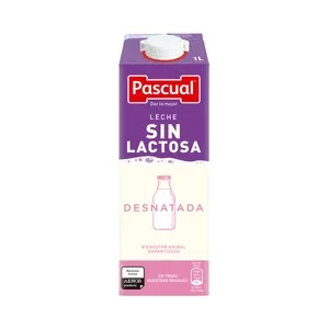 Pascual Leche de Vaca Desnatada y sin Lactosa 1 L. 1000 ML