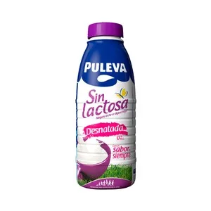 Puleva Leche Desnatada (0% Materia Grasa) de Vaca, sin Lactosa  Mañanas Ligeras 1 L. 1000 ML