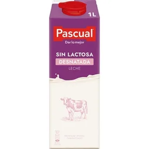 Leche Desnatada sin Lactosa  Pascual 1 L