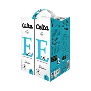 Celta Leche Entera de Vaca con Bienestar Animal Garantizado 1.5 L. 1500 ML