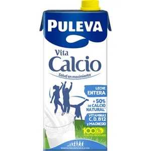 Leche Entera Enriquecida con Calcio  Puleva 1 L