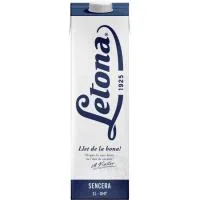 Leche Entera UHT Letona, Brik 1 Litro