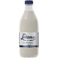 Leche Fresca Entera Letona, Botella 1,5 Litros