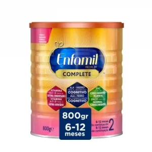 Leche de Continuación en Polvo Enfamil Complete 2, Lata 800 G