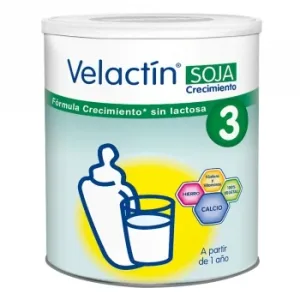 Leche Infantil de Crecimiento desde 1 Año a Base de Proteína de Soja Velactín sin Lactosa 800 G.