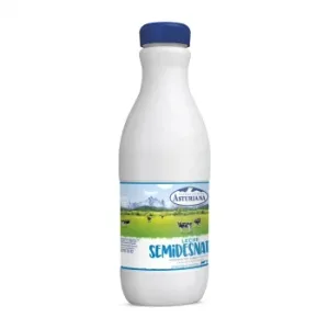 Leche Semidesnatada Central Lechera Asturiana Botella 1,5 L.