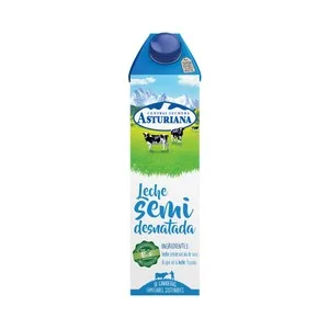 Alcampo Cultivamos LO Bueno Leche de Vaca Semidesnatada, de Origen Española 1 L. 1000 ML