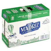 L.r. Leche Semidesnatada 6 X 1 L. 6000 ML