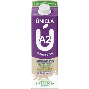 Leche Semidesnatada sin Lactosa  Unicla 1 L