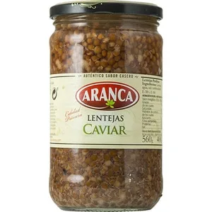 Lenteja Caviar Cocida  Aranca 580 ML