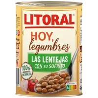 Alubias Hoy Legumbres Litoral, Lata 430 G