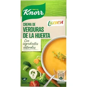 Ligeresa Crema de Verduras de la Huerta  Knorr 500 ML