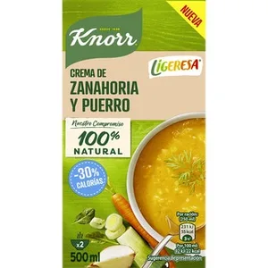 Ligeresa Crema de Zanahoria y Puerro  Knorr 500 ML