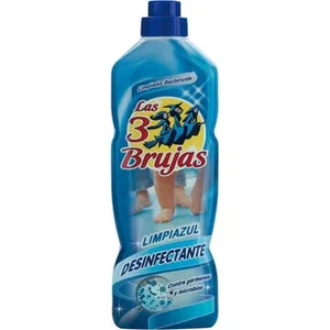 Limpiador Bactericida Desinfectante Limpiazul  las 3 Brujas 1 L