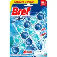 Limpiador Wc Poder Activo Océano Bref, Pack 3 Uds