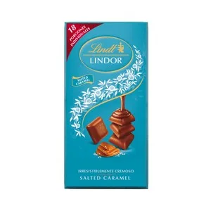 Lindt Lindor Salted Caramel Chocolate con Leche 100 G.