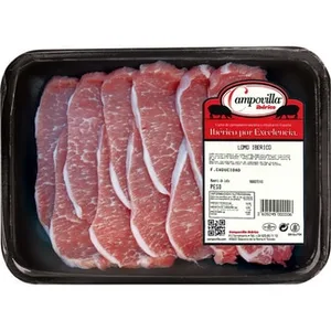 Lomo Fresco de Cerdo Ibérico en Filetes Peso Aproximado Campovilla 500 G