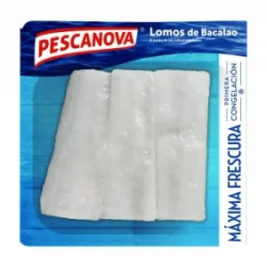 Lomos de Bacalao Ultracongelado Pescanova 300 G.