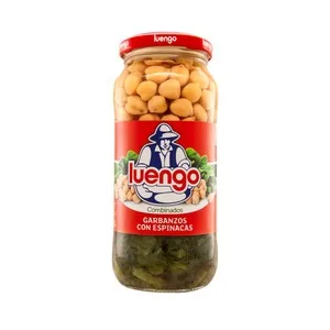 Luengo Combinados Garbanzos con Espinacas en Tarro  400 G. 370 G