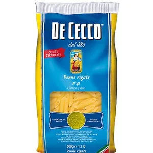Macarrones Penne Rigate Nº41 de Cecco 500 G