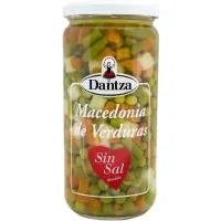 Macedonia de Verduras sin Sal Dantza, Frasco 400 G