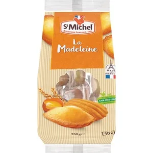 Magdalenas Envasadas Individualmente 10 Unidades  ST Michel 250 G