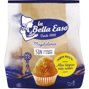 Magdalenas Redondas Bolsa 9 Unidades 261 Gr