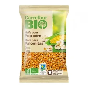 Maíz Crudo para Palomitas Ecológico Carrefour Bio 350 G.