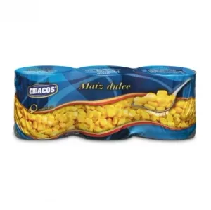 Maíz Dulce Cidacos, Pack 3x140 G