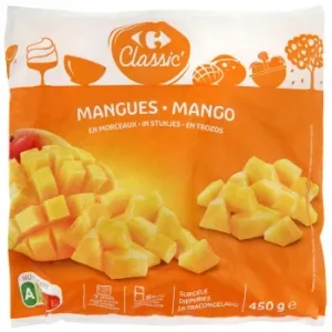 Mango Congelado Carrefour Classic 450 G.