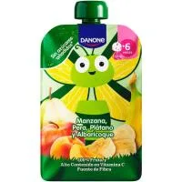 Manzana, Pera, Plátano y Albaricoque Bledina, Doypack 100 G
