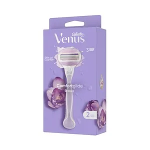 Venus Maquina para Depliación Femenina con 2 Cabezales de 3 Hojas Venus Comfort Giide Breeze de Gillette.