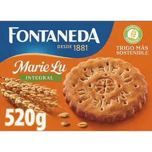 Marie Lu Galletas Integrales con Fibra y Cereales  Fontaneda 520 G