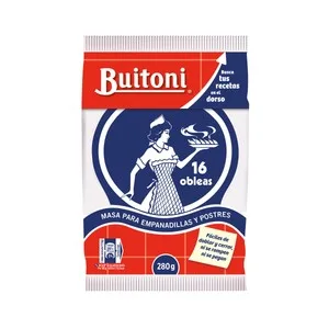 Buitoni Masa (obleas) para Empanadillas Gigantes Buitoni 280 G.