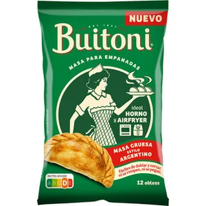 Masa para Empanadillas 12 Obleas Masa Gruesa Estilo Argentino Buitoni