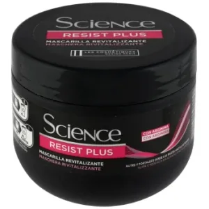 Mascarilla Capilar Revitalizante Resist Plus con Arginina Cabellos Frágiles Science Les Cosmétiques 300 Ml.