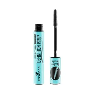 Essence Maximum Definition Tono Black  Máscara de Pestañas Definición y Volumen, Resistente al Agua (waterproof),.