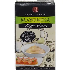 Mayonesa Fresca con Aove 55% sin Aditivos sin Gluten  Santa Teresa 125 ML