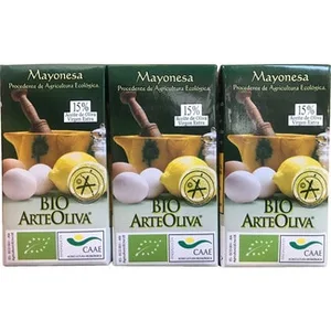 Mayonesa Procedente de Agricultura Ecológica Pack 3  Arteoliva 125 ML