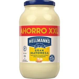 Mayonesa sin Gluten sin Lactosa Formato Xxl  Hellmann's 825 ML