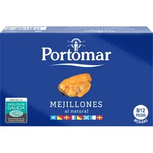 Mejillones en Escabeche de las Rías Gallegas 8-12 Pieza Portomar