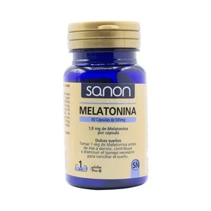 Sanon Melatonina (complemento Alimenticio) 60 Cápsulas. 60 UD